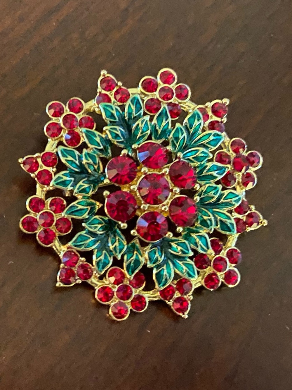 🎄🎄Vintage Liz Claiborne Signed Holiday Brooch